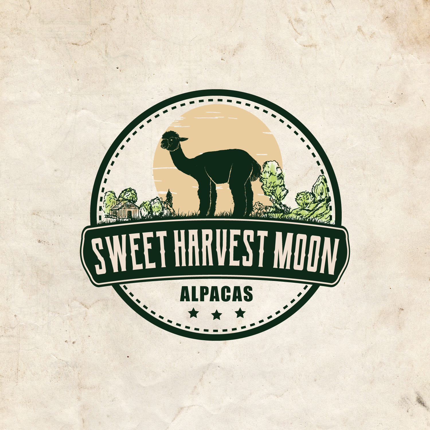 Design de Logo par NEX pour Sweet Harvest Moon Alpacas | Design #17483327