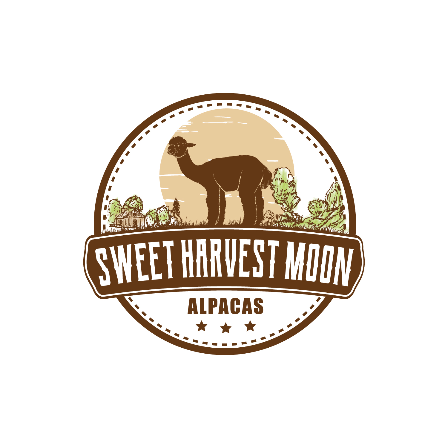 Design de Logo par NEX pour Sweet Harvest Moon Alpacas | Design #17506930