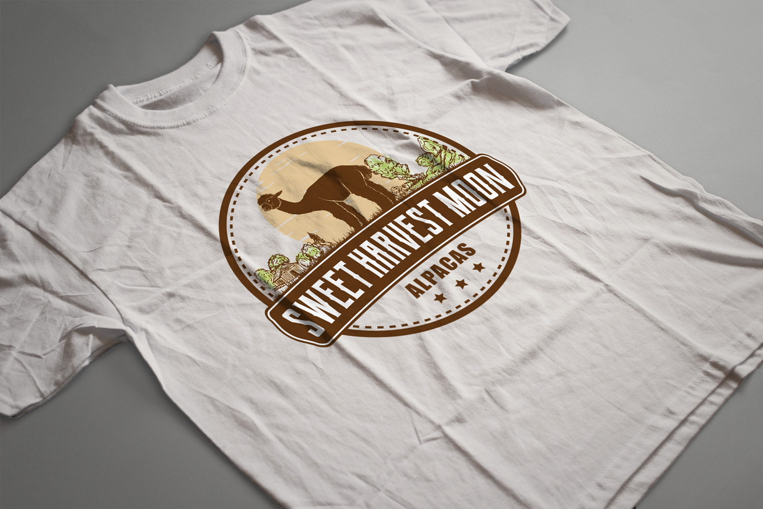 Diseño de Logo por NEX para Sweet Harvest Moon Alpacas | Diseño #17507079