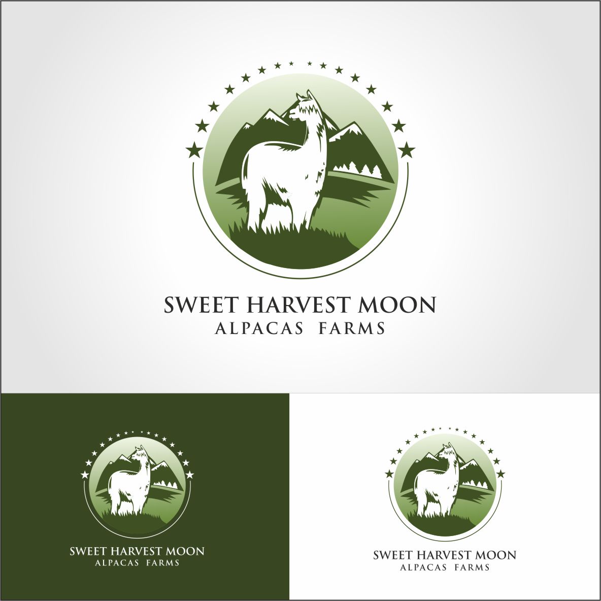 Diseño de Logo por designerupreti para Sweet Harvest Moon Alpacas | Diseño #17604555