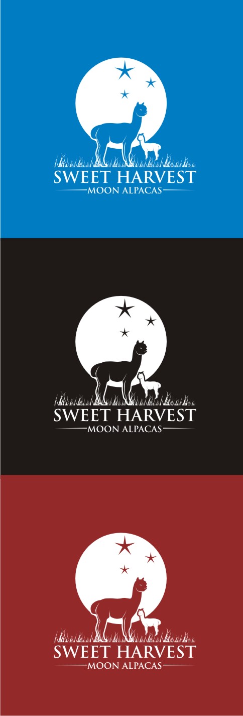 Diseño de Logo por delu 003 para Sweet Harvest Moon Alpacas | Diseño #17506465