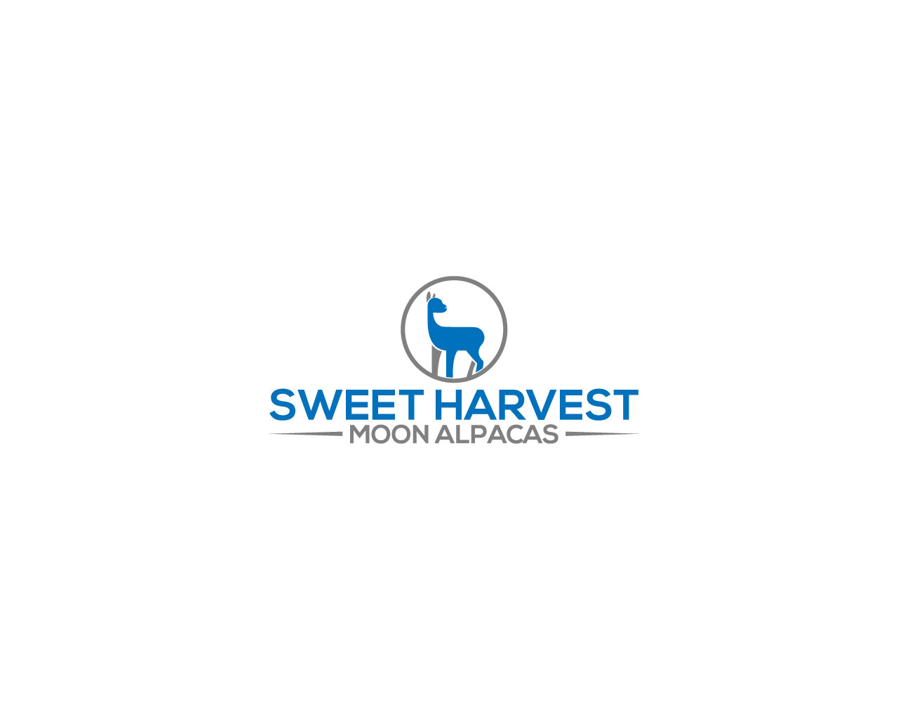 Logo Design by imshohaghossain85 for Sweet Harvest Moon Alpacas | Design #17481066