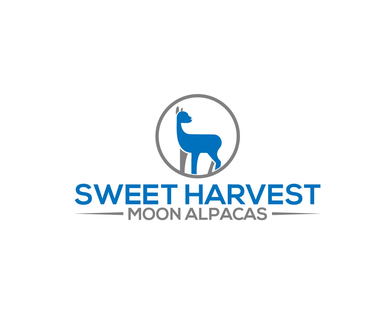 Logo-Design von imshohaghossain85 für Sweet Harvest Moon Alpacas | Design #17511027