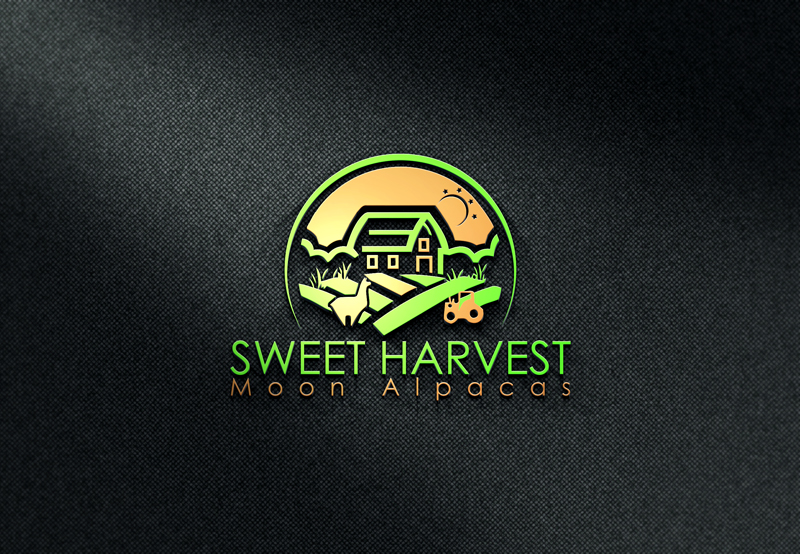 Logo Design by rocklee for Sweet Harvest Moon Alpacas | Design #17524110