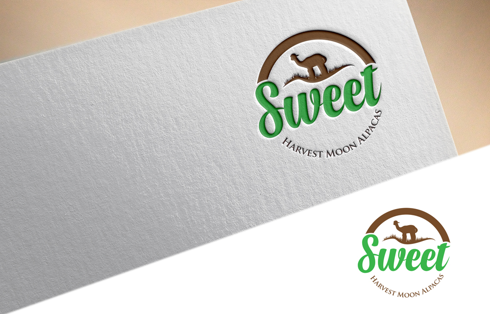 Logo Design by A S design @ for Sweet Harvest Moon Alpacas | Design #17495391