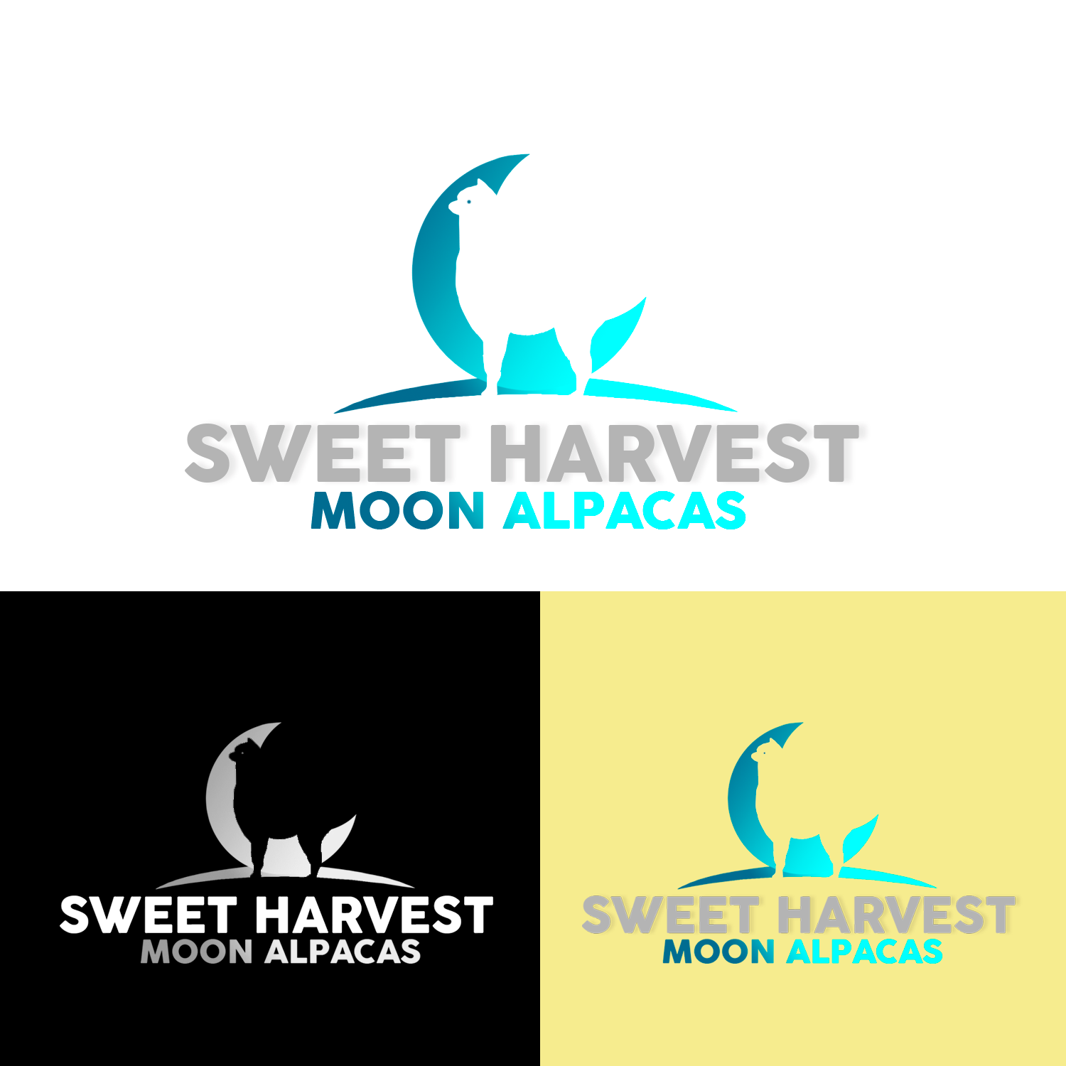 Logo Design by Andrea Borgia for Sweet Harvest Moon Alpacas | Design #17483523