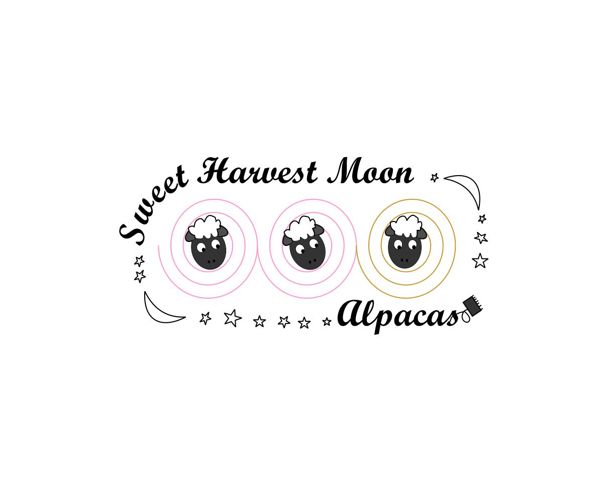 Logo Design by Abang Yasser for Sweet Harvest Moon Alpacas | Design #17639080