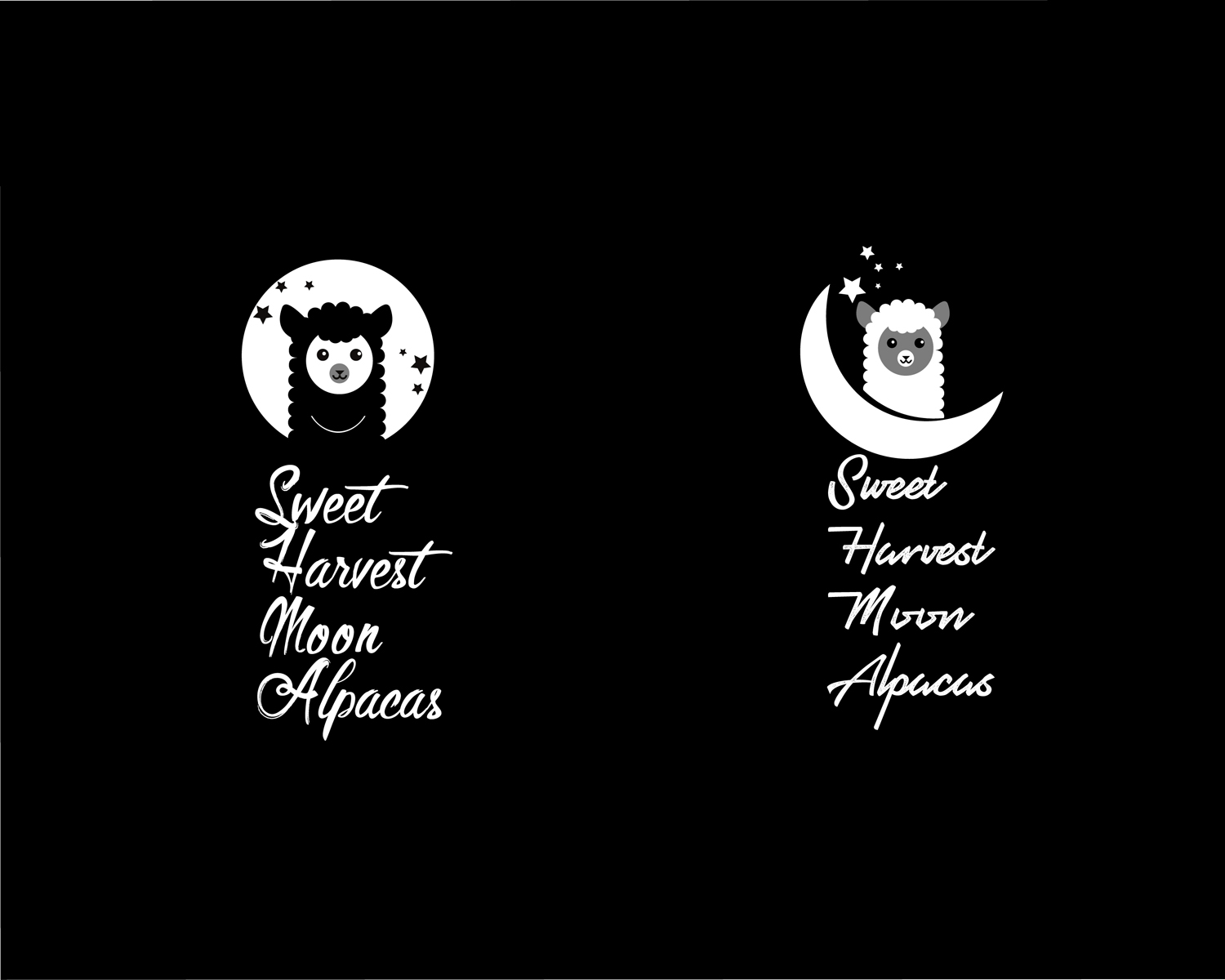 Logo Design by ranjith sree for Sweet Harvest Moon Alpacas | Design #17528176