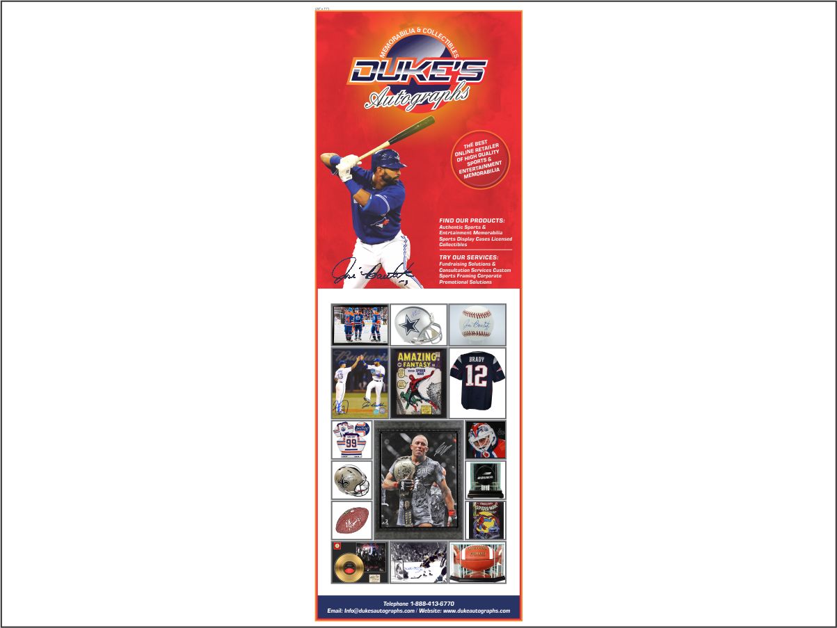 Poster Design by Purple Studio for Duke's Autographs | Design #2738479