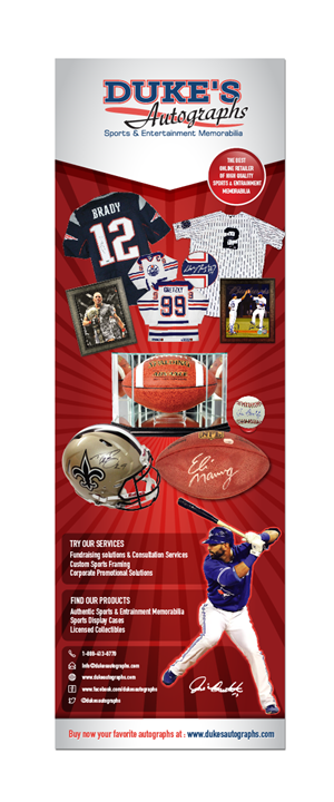 Poster-Design von mouallem zoheir für Duke's Autographs | Design: #2726008