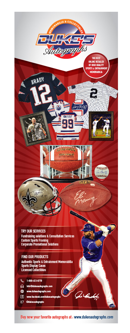 Design de Poster par mouallem zoheir pour Duke's Autographs | Design #2729468