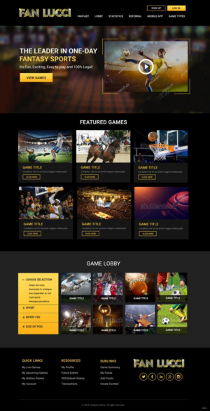 Web Design by pb for Fan Lucci | Design: #17503439