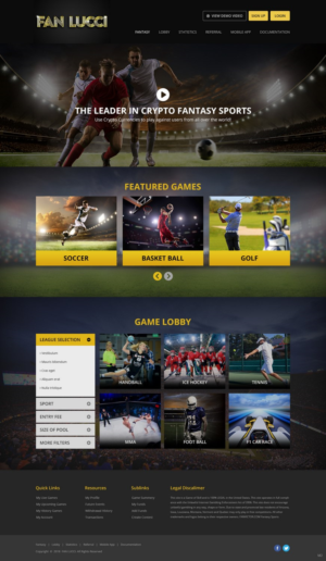 Web Design by pb for Fan Lucci | Design: #17528982