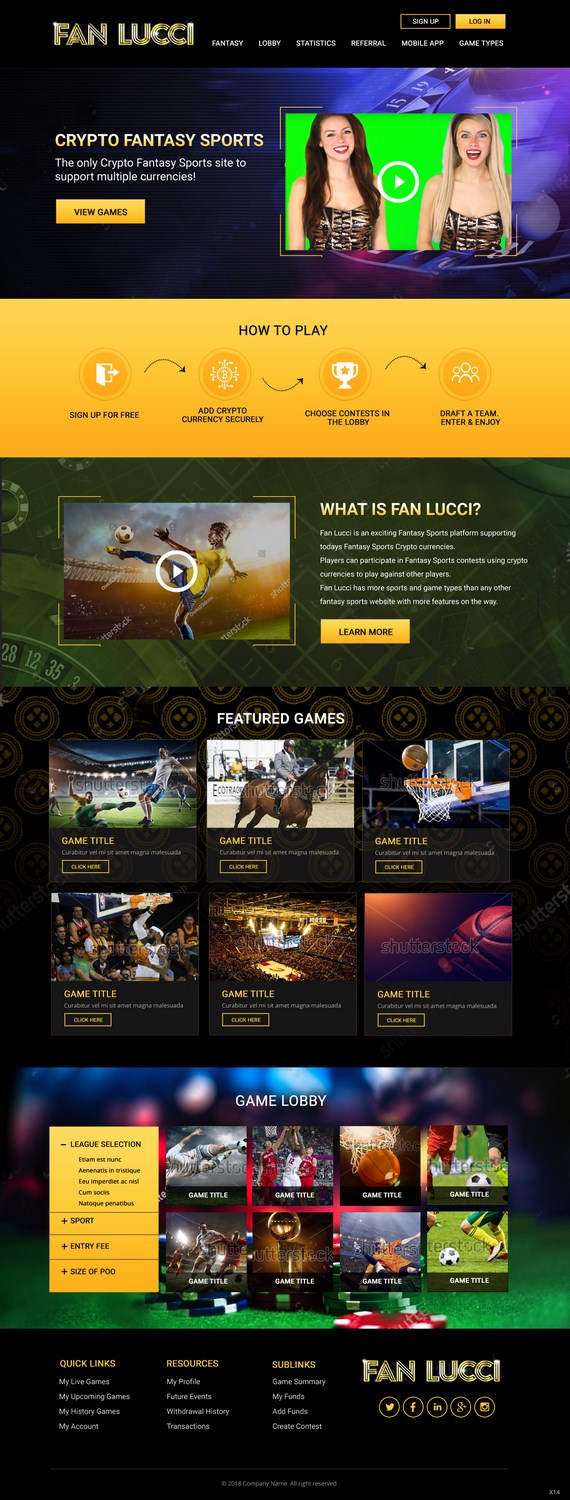 Diseño Web por pb para Fan Lucci | Diseño #17767806