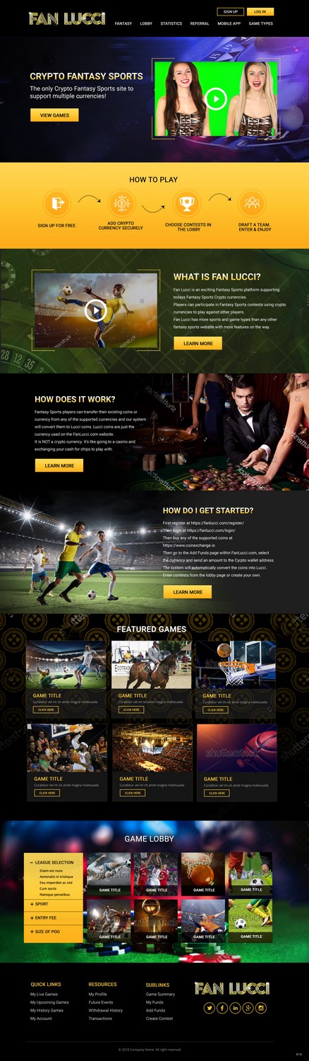 Diseño Web por pb para Fan Lucci | Diseño #17777584