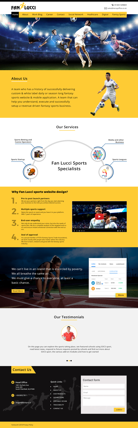 Web Design by Xclusive Designers for Fan Lucci | Design #17549062
