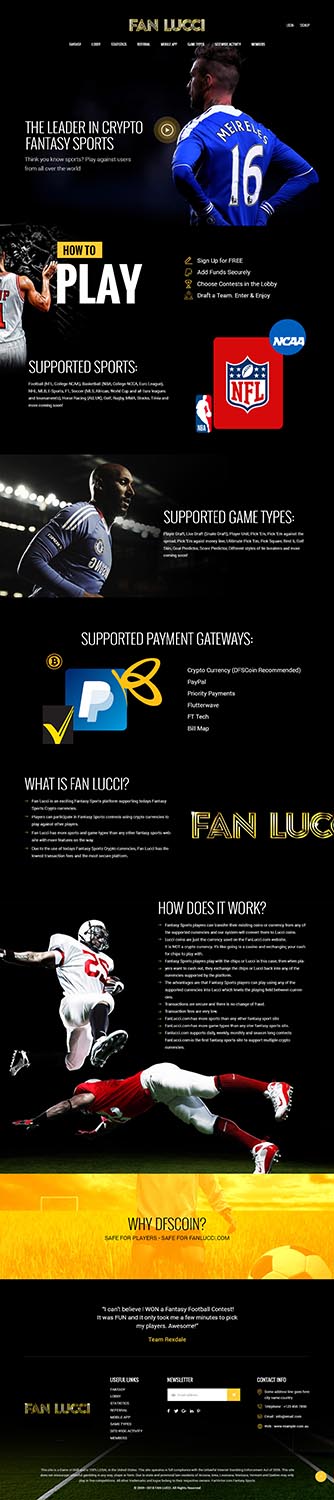 Diseño Web por syrwebdevelopment para Fan Lucci | Diseño #17523261