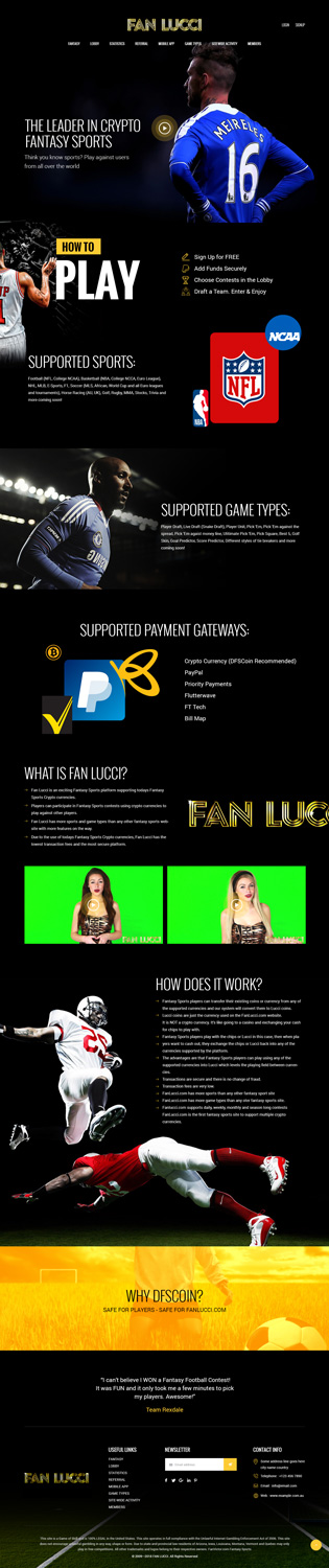 Diseño Web por syrwebdevelopment para Fan Lucci | Diseño #17787512