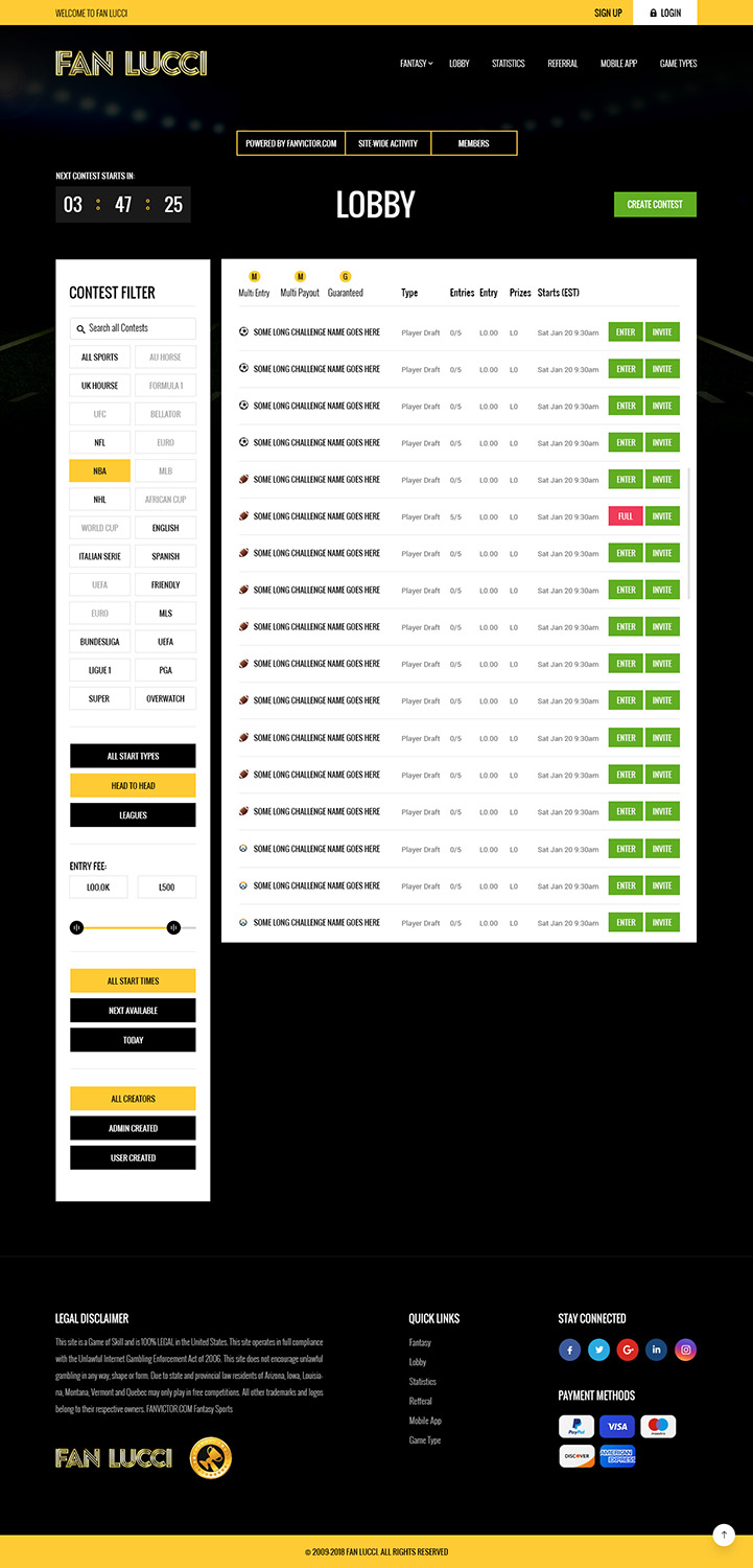 Diseño Web por zxsolutions para Fan Lucci | Diseño #17523360