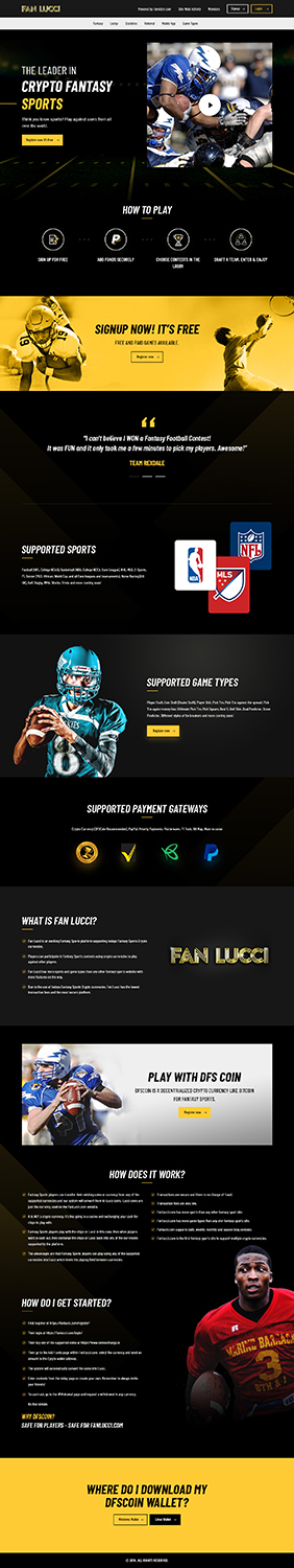Diseño Web por NZ Creatives para Fan Lucci | Diseño #17523295