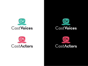 CastVoices | Logo Design by Atvento Graphics