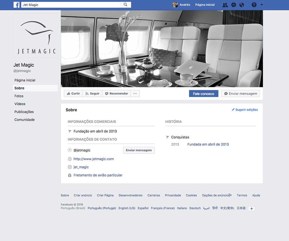 Facebook Design by Andrés Sebastián for this project | Design #17456475