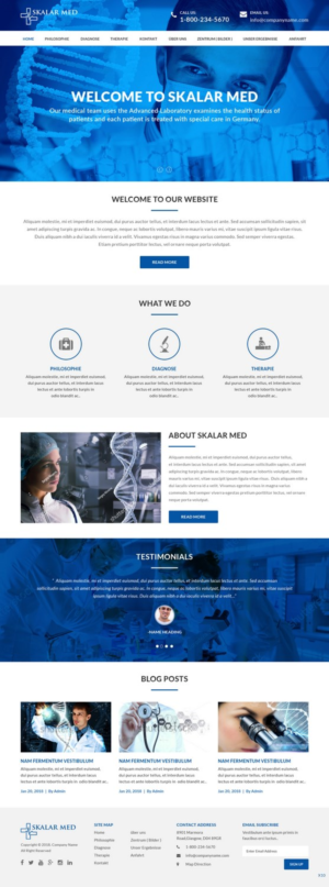 Wordpress Design by pb for this project | Design: #17503520