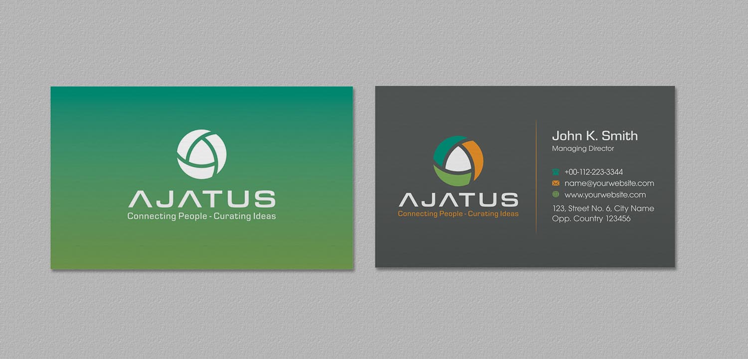 Business Card Design by INDIAN_Ashok for Ajatus | Design #17478370