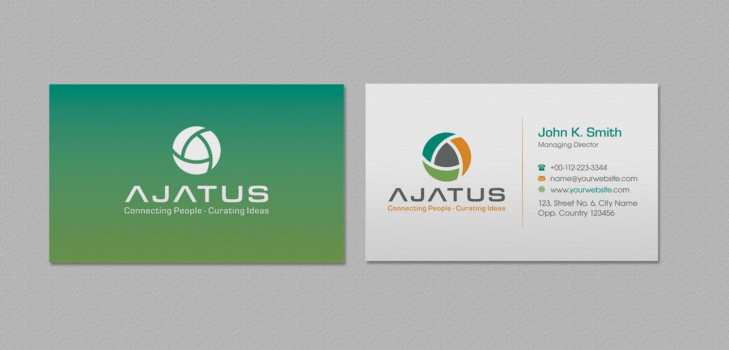 Business Card Design by INDIAN_Ashok for Ajatus | Design #17478372
