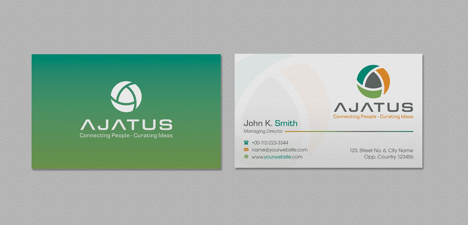 Business Card Design by INDIAN_Ashok for Ajatus | Design #17478374
