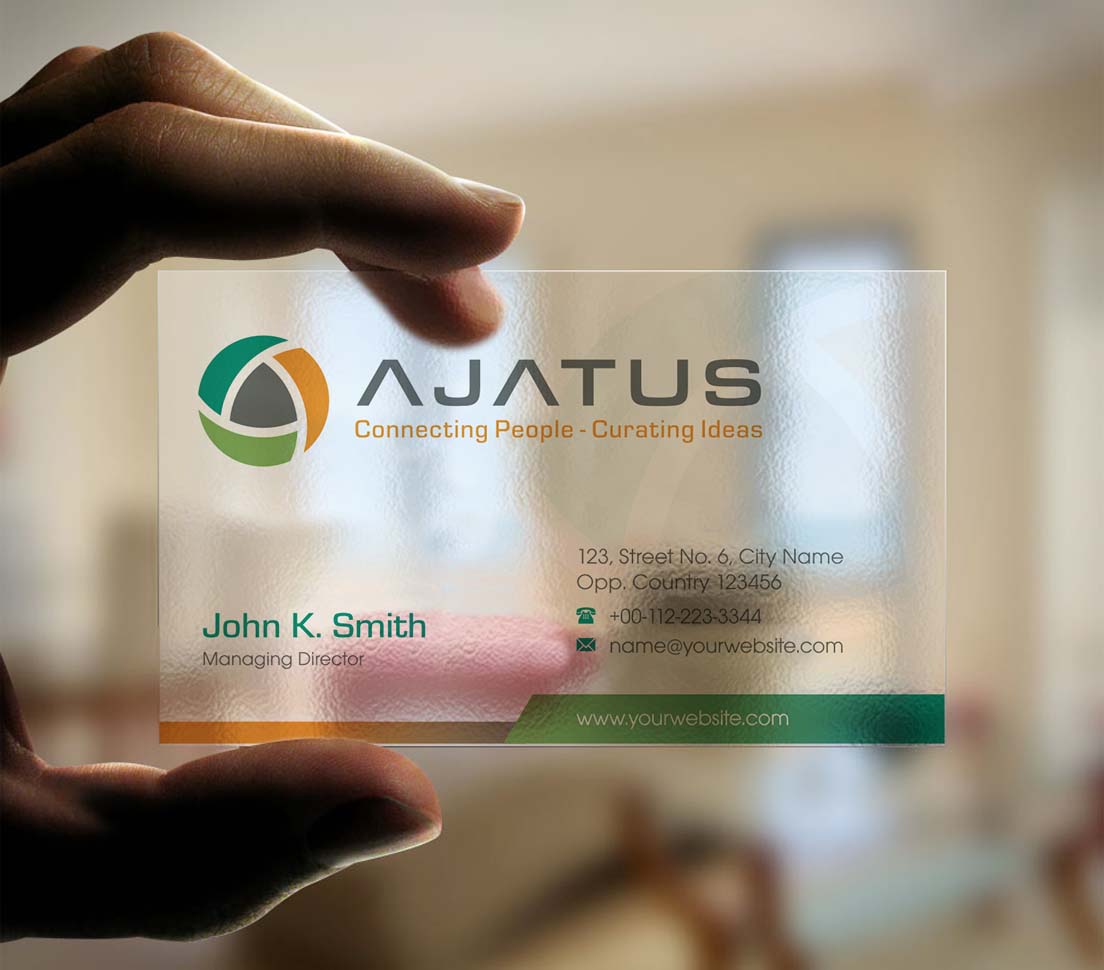 Business Card Design by INDIAN_Ashok for Ajatus | Design #17478478