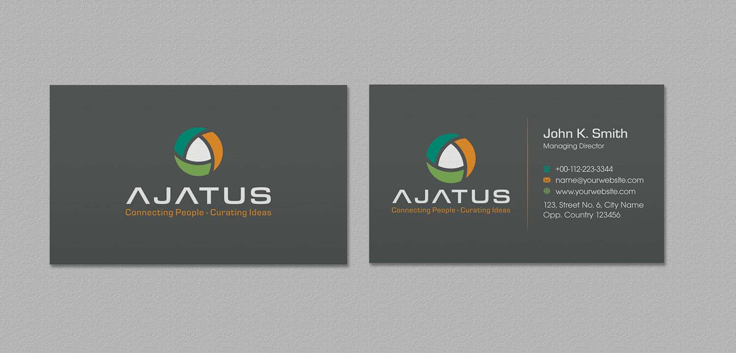 Visitenkarten-Design von INDIAN_Ashok für Ajatus | Design #17478484