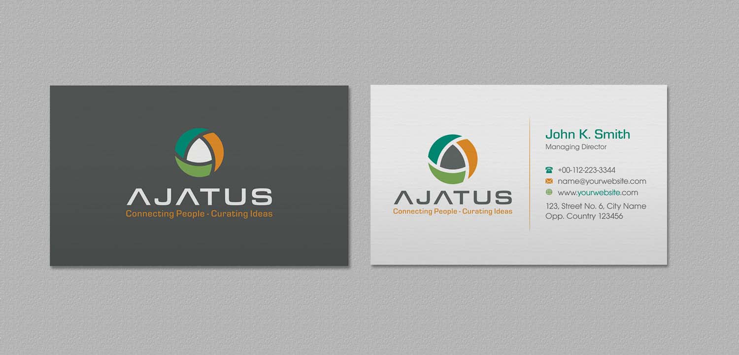 Business Card Design by INDIAN_Ashok for Ajatus | Design #17478485