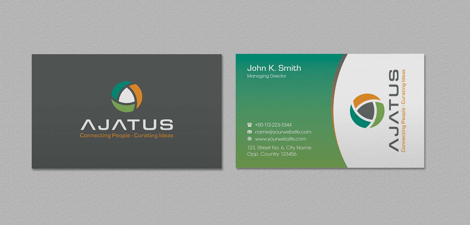Business Card Design by INDIAN_Ashok for Ajatus | Design #17478496