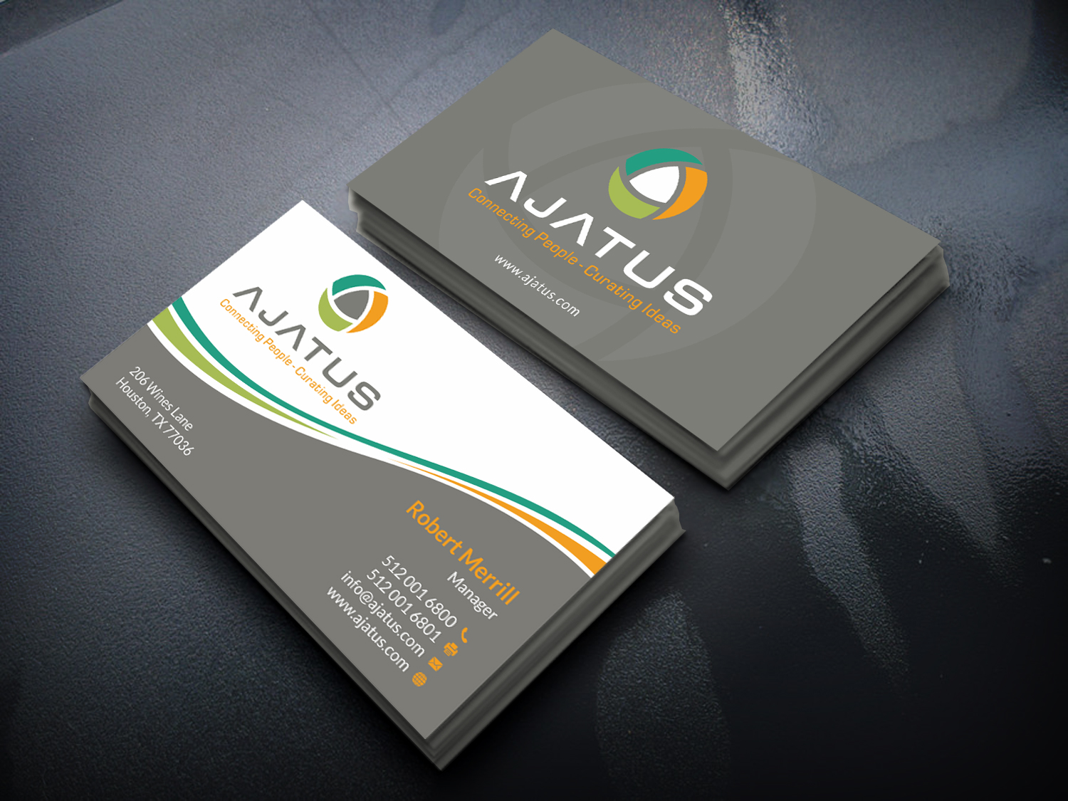 Business Card Design by SKYdesign for Ajatus | Design #17483030