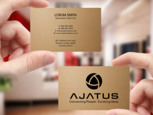 Business Card Design by Creations Box 2015 for Ajatus | Design: #17475511