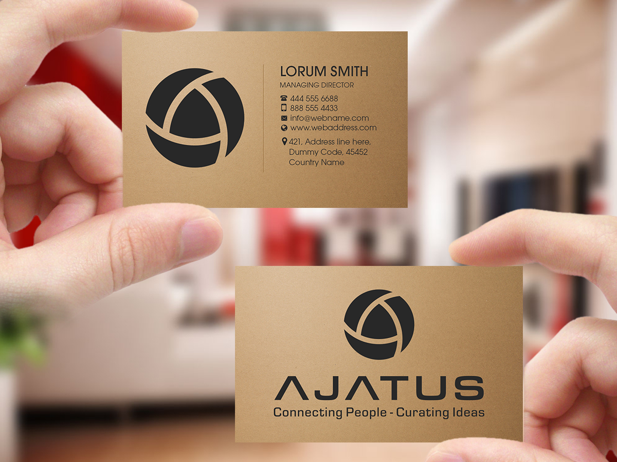 Business Card Design by Creations Box 2015 for Ajatus | Design #17475512