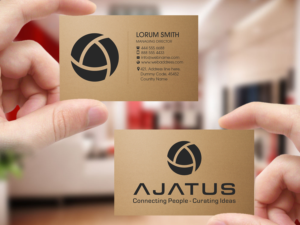 Business Card Design by Creations Box 2015 for Ajatus | Design: #17475512
