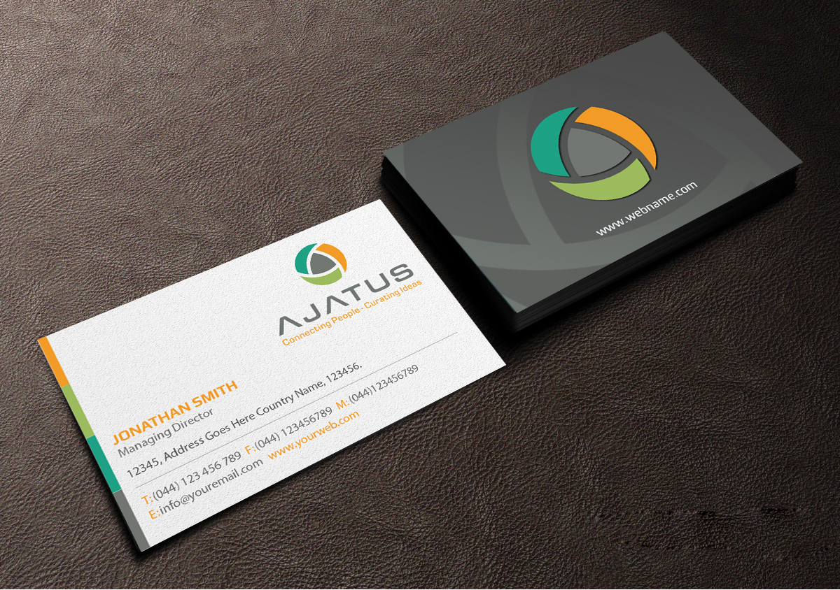 Business Card Design by Creations Box 2015 for Ajatus | Design #17478267