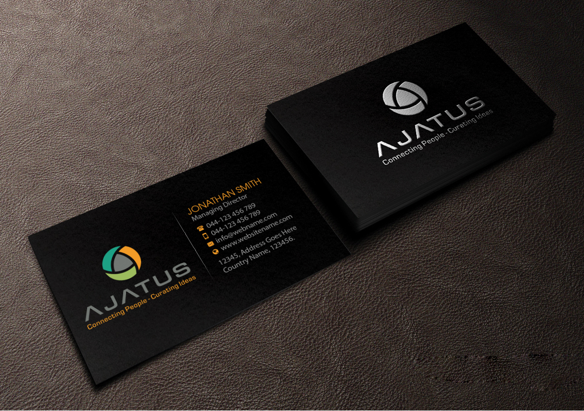 Business Card Design by Creations Box 2015 for Ajatus | Design #17478268