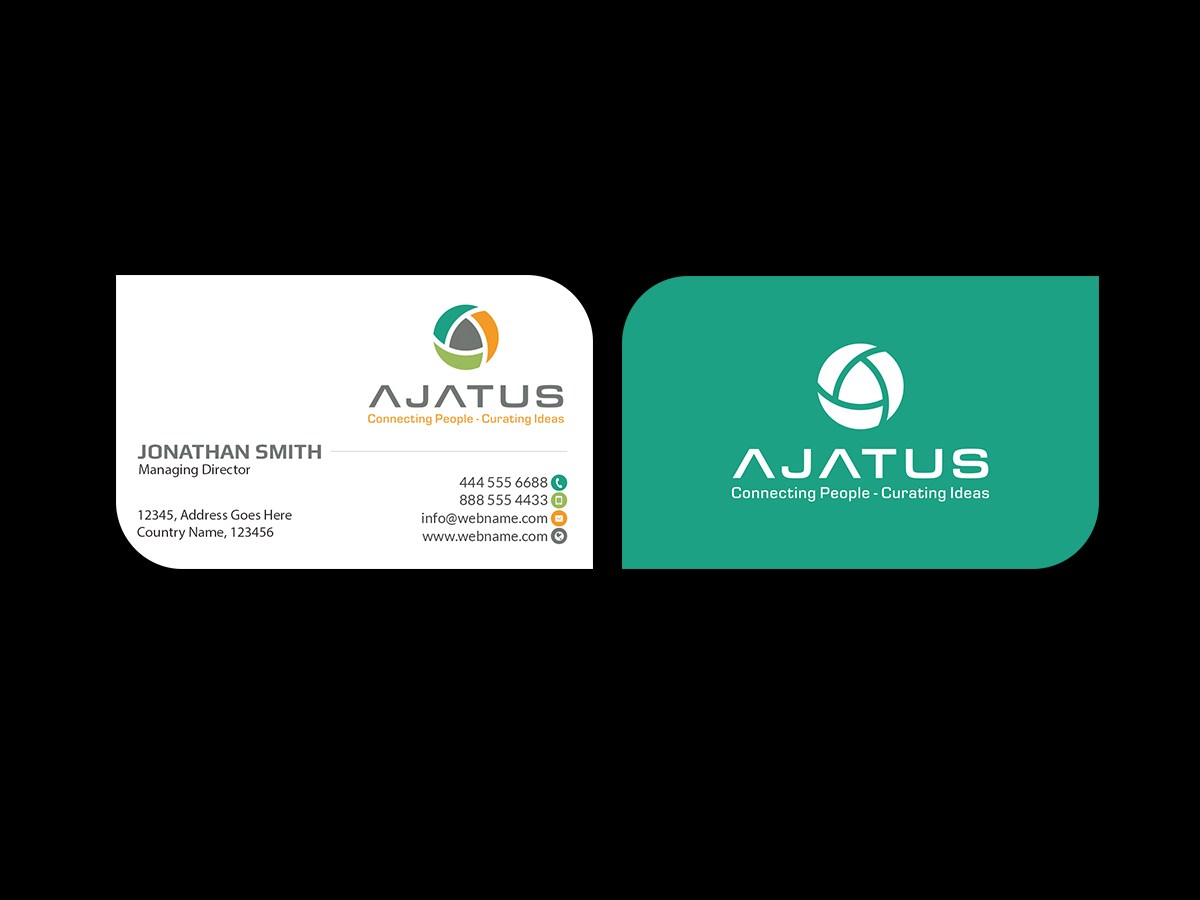 Business Card Design by Creations Box 2015 for Ajatus | Design #17478282
