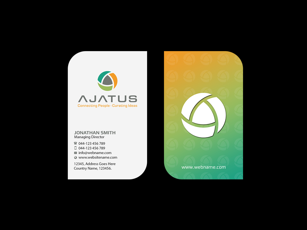 Visitenkarten-Design von Creations Box 2015 für Ajatus | Design #17478290