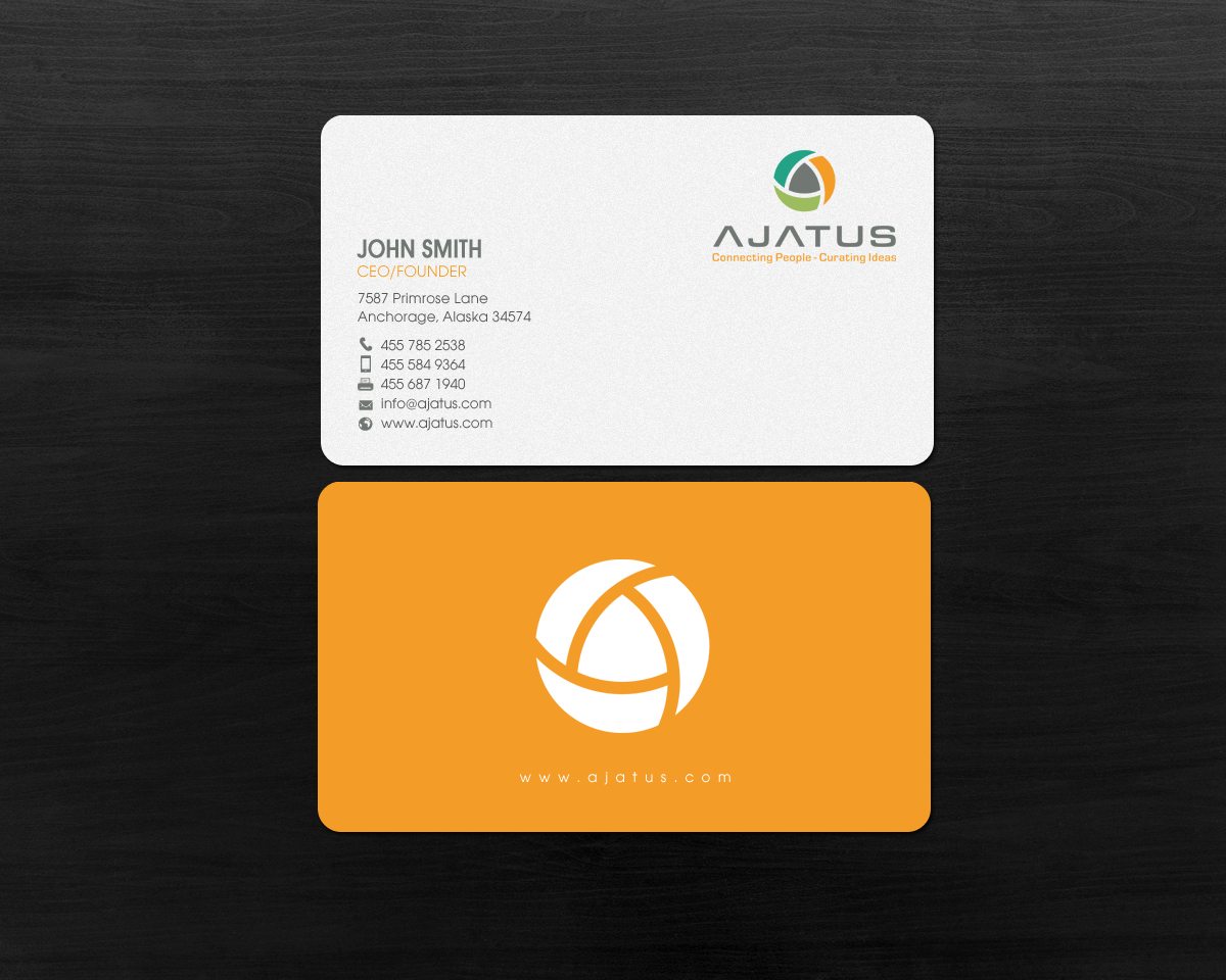 Business Card Design by chandrayaan.creative for Ajatus | Design #17474447