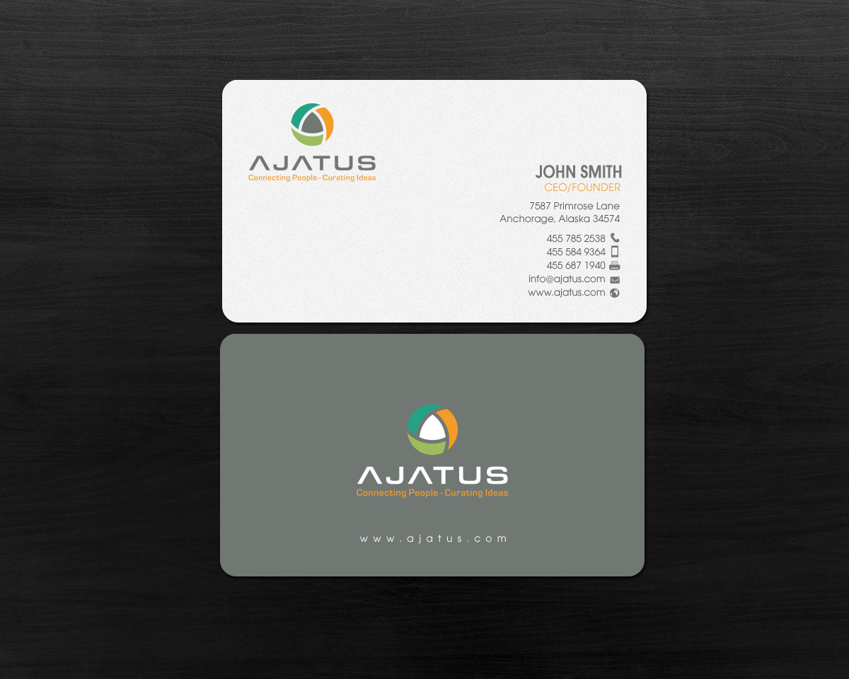 Business Card Design by chandrayaan.creative for Ajatus | Design #17474448