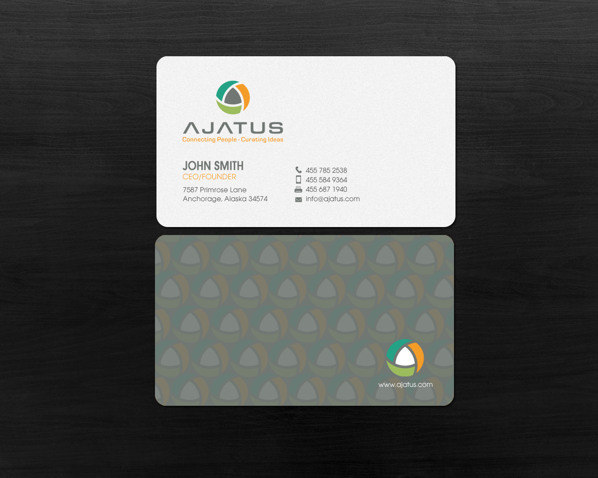 Business Card Design by chandrayaan.creative for Ajatus | Design #17474449