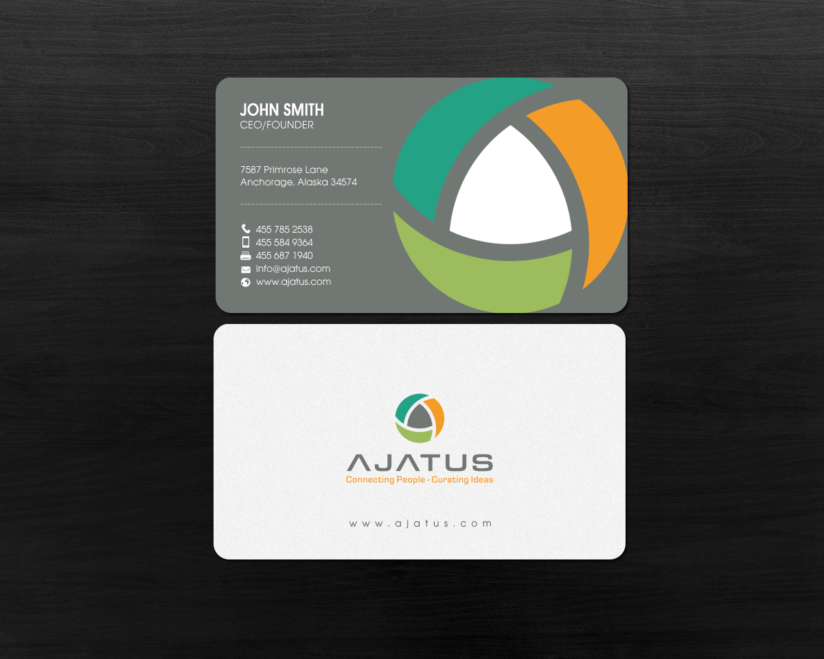 Business Card Design by chandrayaan.creative for Ajatus | Design #17474489
