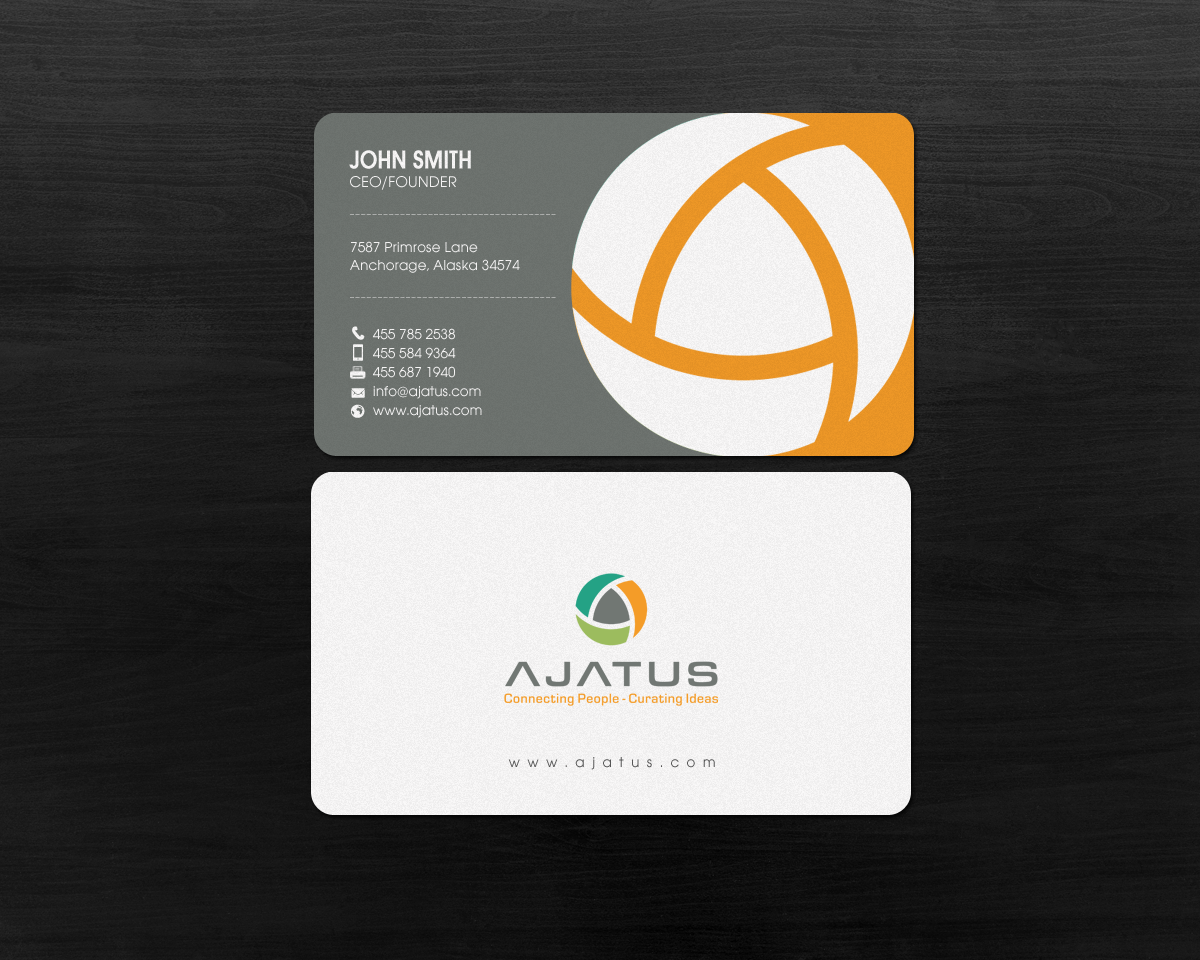 Business Card Design by chandrayaan.creative for Ajatus | Design #17474490