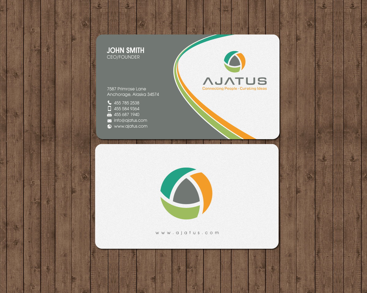Business Card Design by chandrayaan.creative for Ajatus | Design #17474662