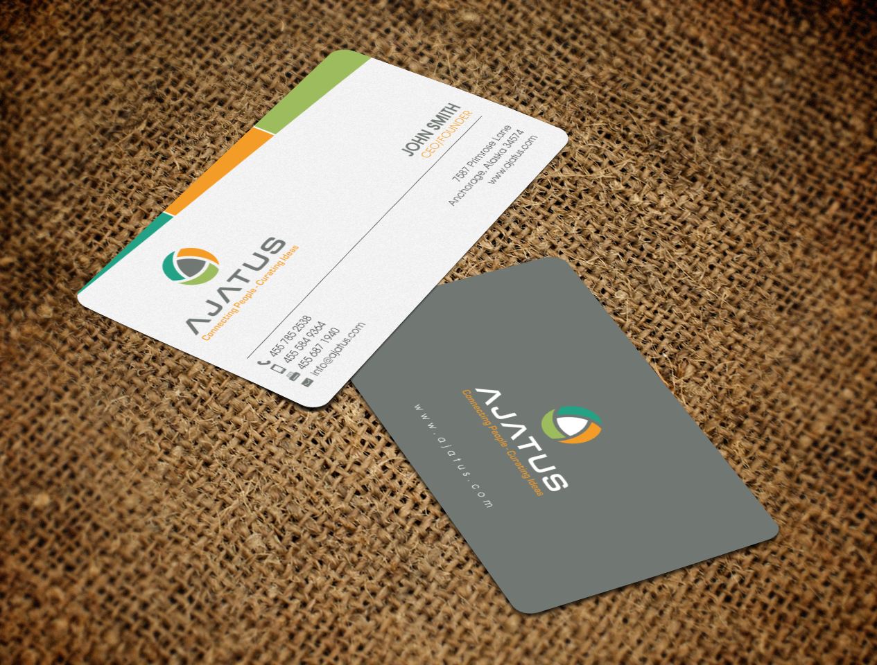 Business Card Design by chandrayaan.creative for Ajatus | Design #17478134