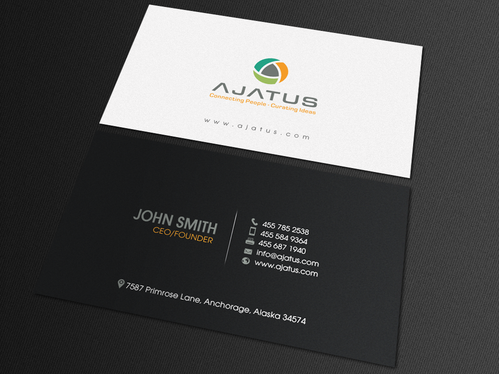 Business Card Design by chandrayaan.creative for Ajatus | Design #17478137
